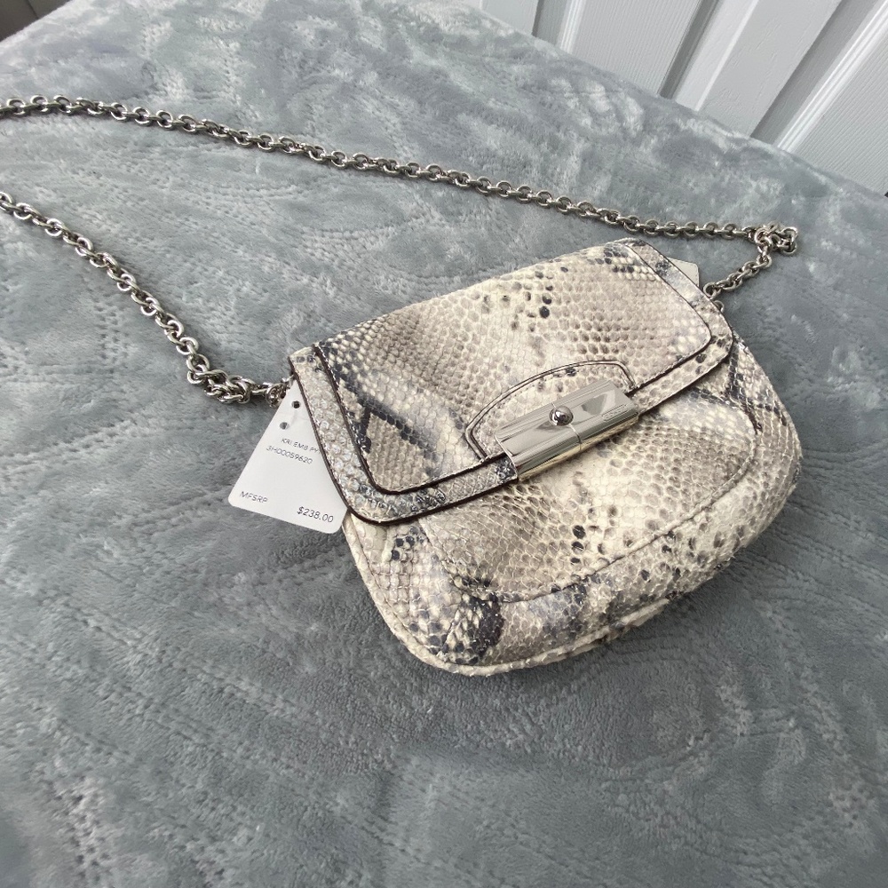 Coach clutch or shoulder bag NWT